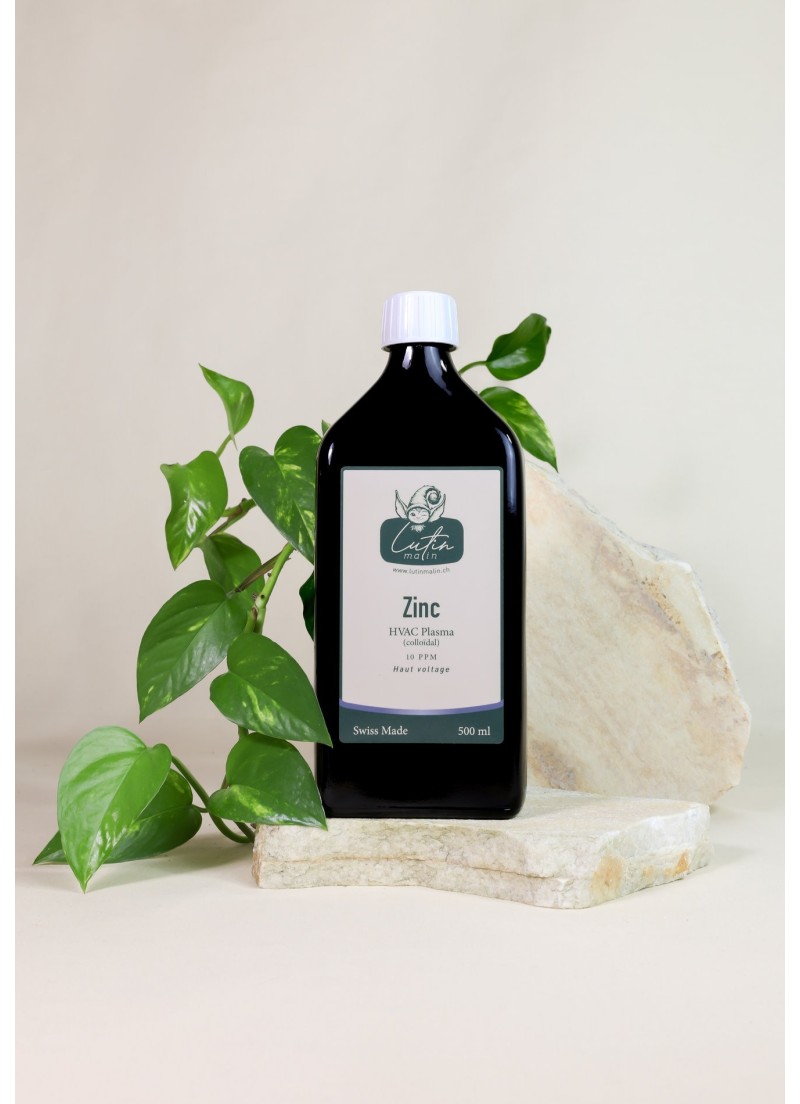 Zinc colloïdal HVAC Plasma 200/500 ml