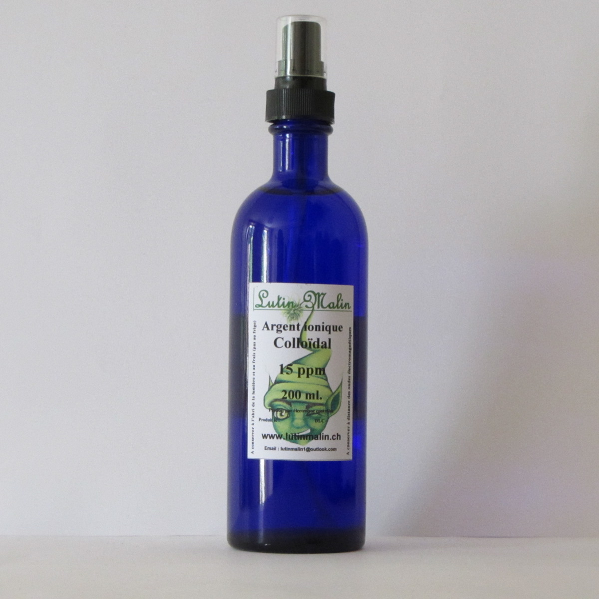 Ag 15ppm 200ml bleu